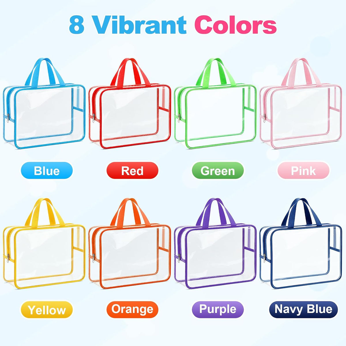 6 Pcs Clear Toy Storage Bags, Lego Storage, Puzzle Organizer