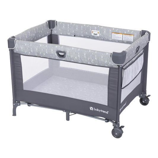 Nursery Den Playard with Snooze Pod and Flip Over Changer, Diamond Sage