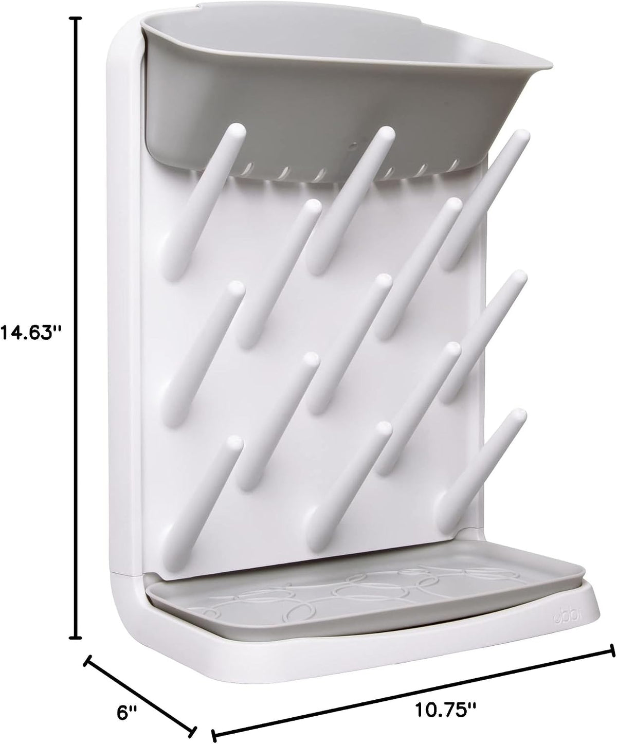 Vertical Baby Bottle Drying Rack, Space Saving Countertop Bottle Dryer