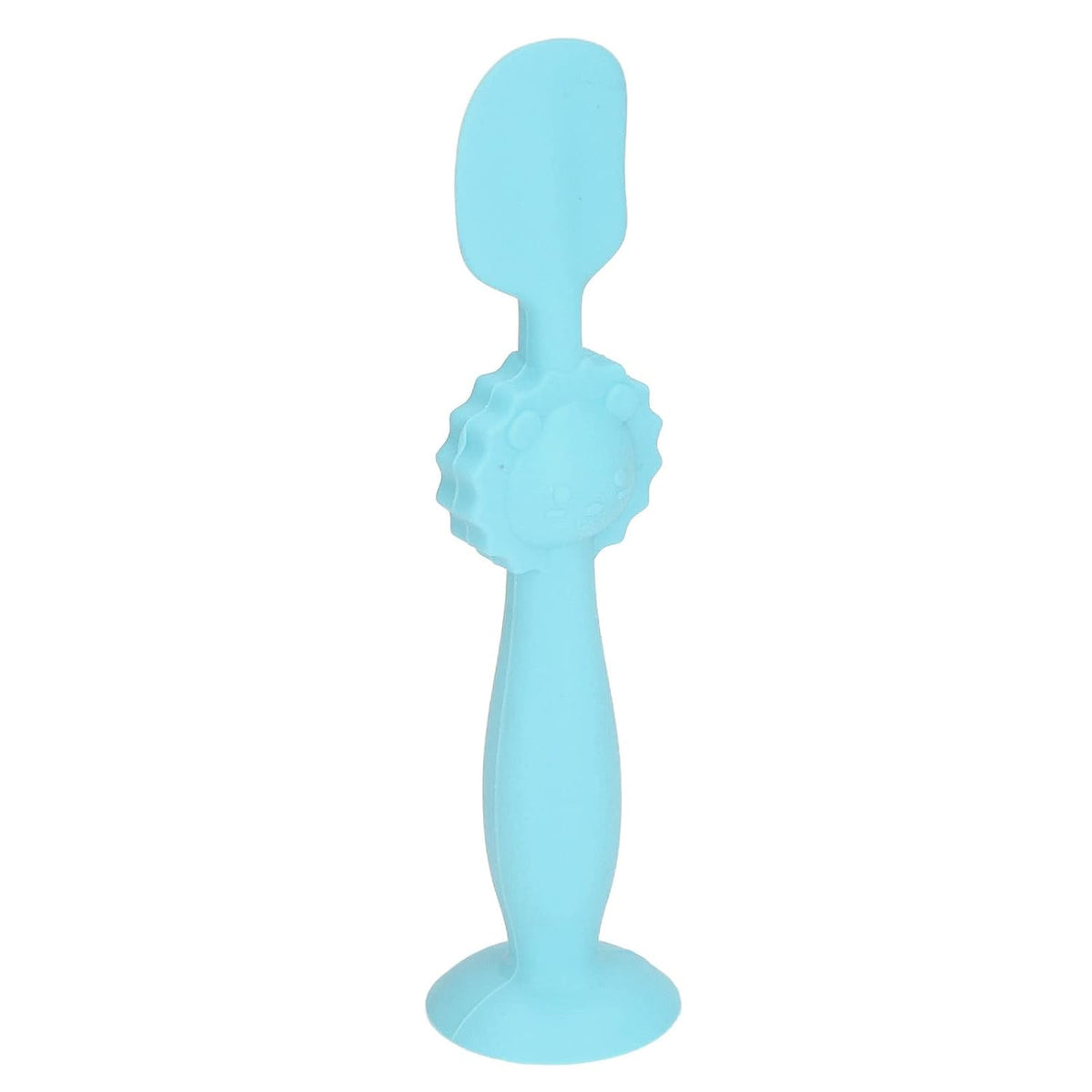 Baby Diaper Cream Brush, Suction Cup Base Skin Friendly Diaper Cream Spatula Silicone Gently Apply Stand Upright for Daily Use (Blue)