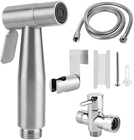 Bidet Sprayer,Bidet Attachment for Toilet,Bidet Sprayer for Toilet,Handheld Sprayer Kit for Toilet Handheld Bidet Cloth Diaper Sprayer Set Muslim Shower Toilet Sprayer
