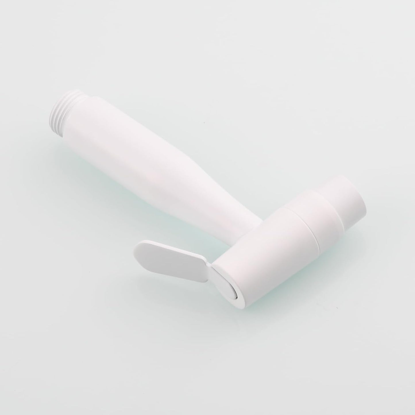 Tecmolog Dual Mode Bidet Sprayer Head Stainless Steel Cloth Diaper Shattaf Hygiene Toilet Replacement, White, WS024AW