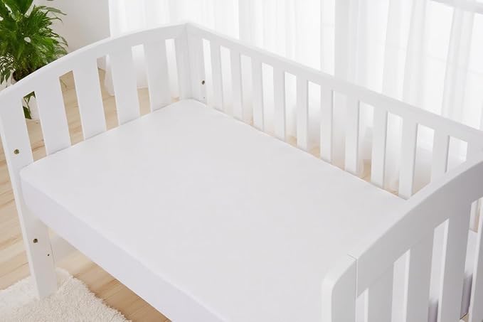 American Baby Company 2 Pack Waterproof Fitted Crib Mattress Protector 52" x 28" - Quilted, Noiseless, Ultra-Soft & Breathable Crib & Toddler Mattress Pad Cover