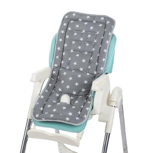 Universal Kids Stroller Seat Liner Cotton Kids Pushchair Cushion Seats Mat Breathable Stroller Liner Insert Mattress Soft Pushchair Seat Pad Pram Cushion Seats Pad Head Neck Body Support for 1-3 Years
