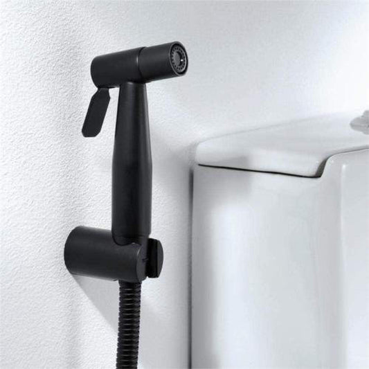 Toilet Handheld Showers Muslim Cloth Diaper Sprayer Compatible with Rear Washing - Women's Wash Faucet Set Black Women's Wash Copper Spray Gun Toilet Flusher Wall Mounted