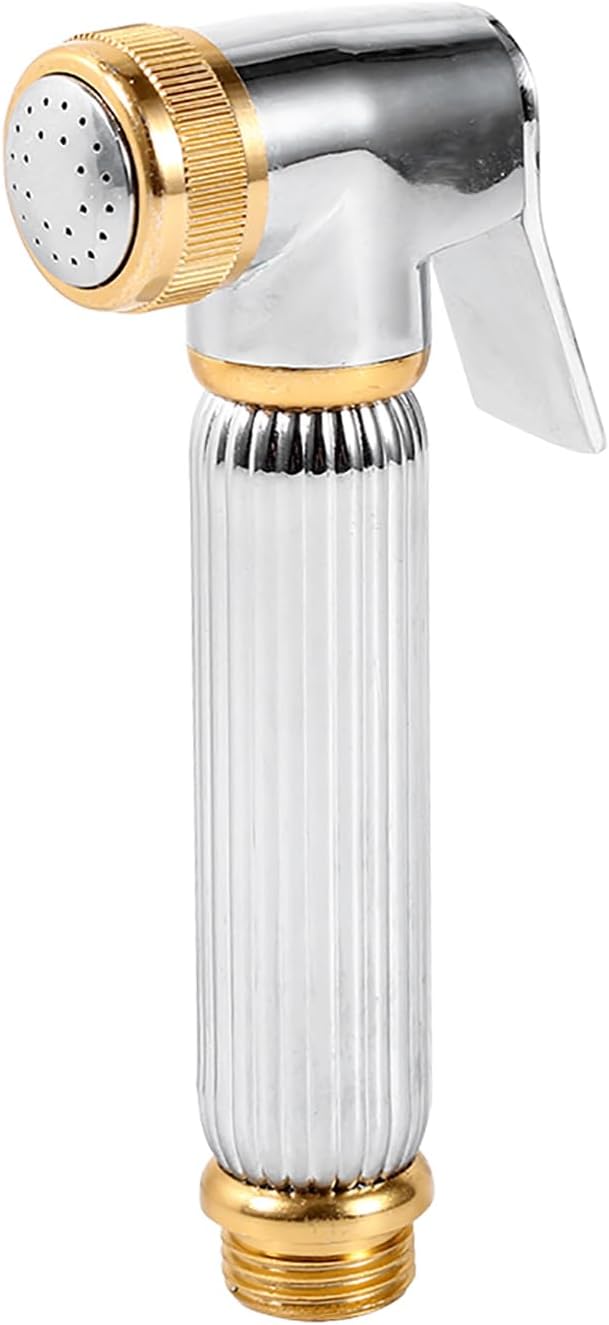 Bathroom Brass Bidet Handheld Sprayer Toilet Spray Shower Nozzle Sprinkler for Feminine Wash, Baby Diaper Cloth Washer