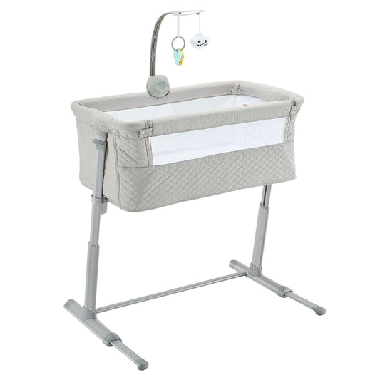 RONBEI Baby Bassinet, Bedside Sleeper Cribs,Baby Bed to Bed, Adjustable, Portable for Newborn, Infant/Baby Boy/Baby Girl