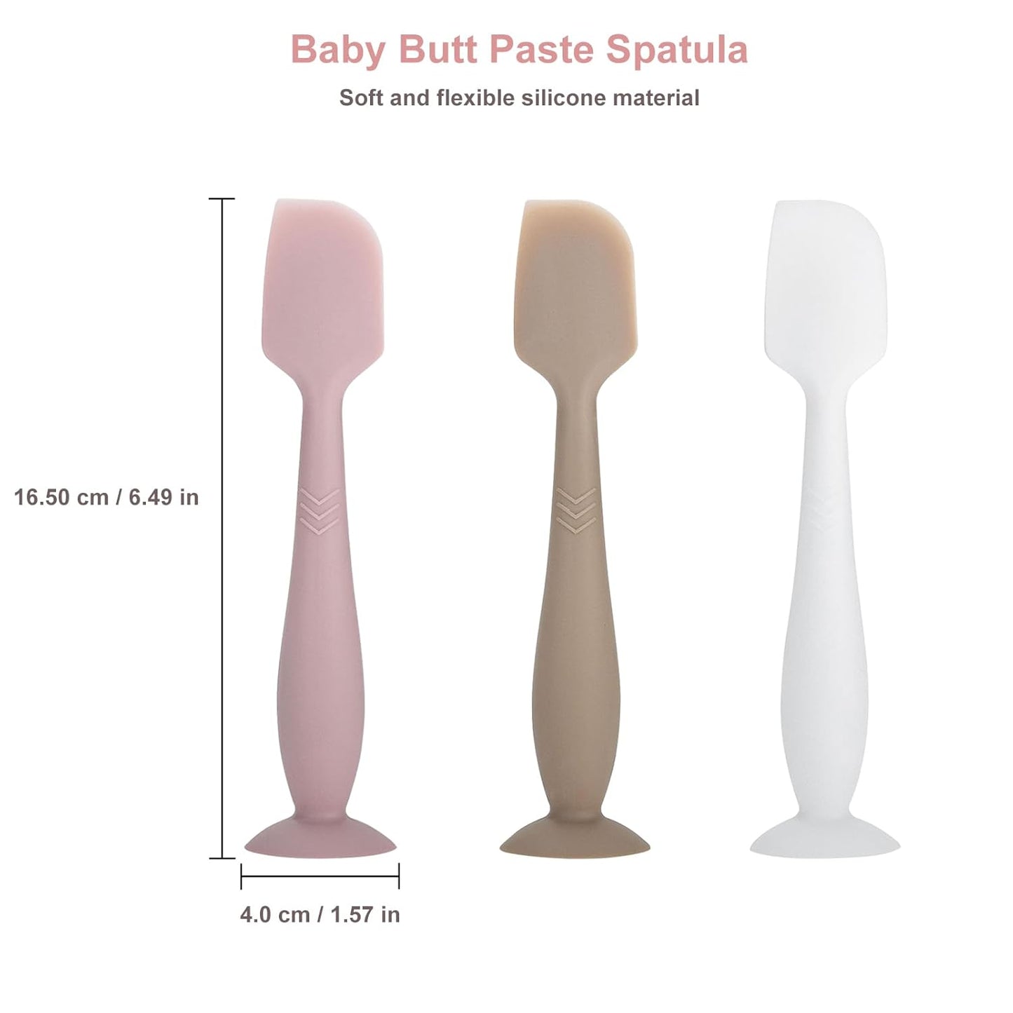 3 Pack Baby Diaper Paste Spatula, Newborn Diaper Cream Applicator, Suitable for Aquaphor & Desitin