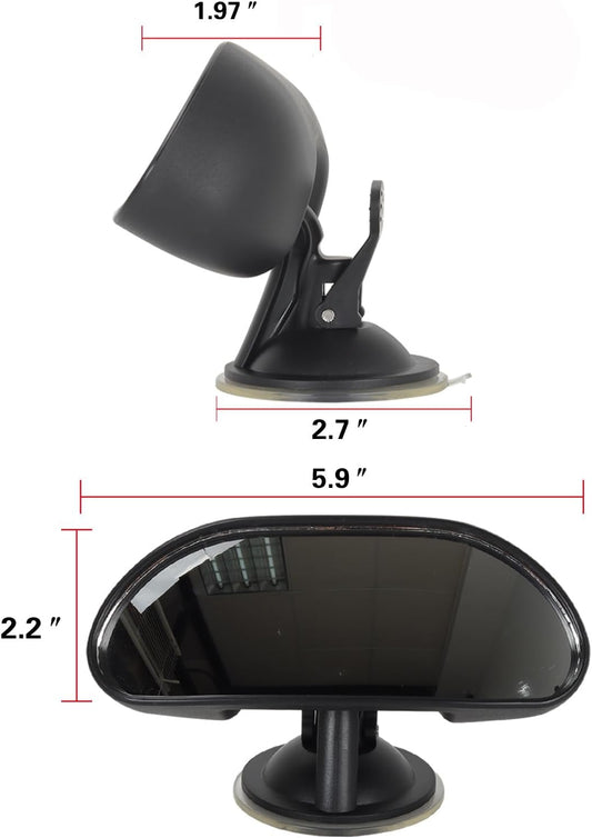 Rearview Baby Mirror for Car,Windshield Infant Front Facing Baby Rear View Mirror,360 Degrees Adjustable Mirrors to See Rear Kids,Babies,Infants and Newborn
