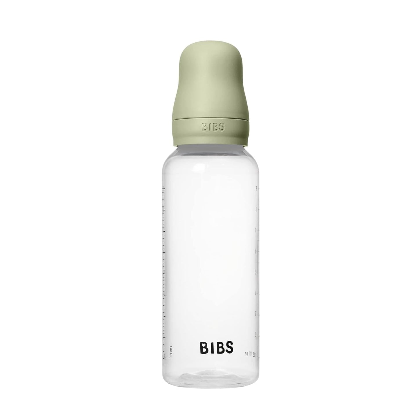 BIBS Baby Bottle 5 oz / 150 ml Silicone Nipple 2 Pack - Anti-Colic, BPA-Free, Round Nipple, Slow Flow, Lightweight & Easy to Clean, Suitable for Newborns 0+ Years - Ivory