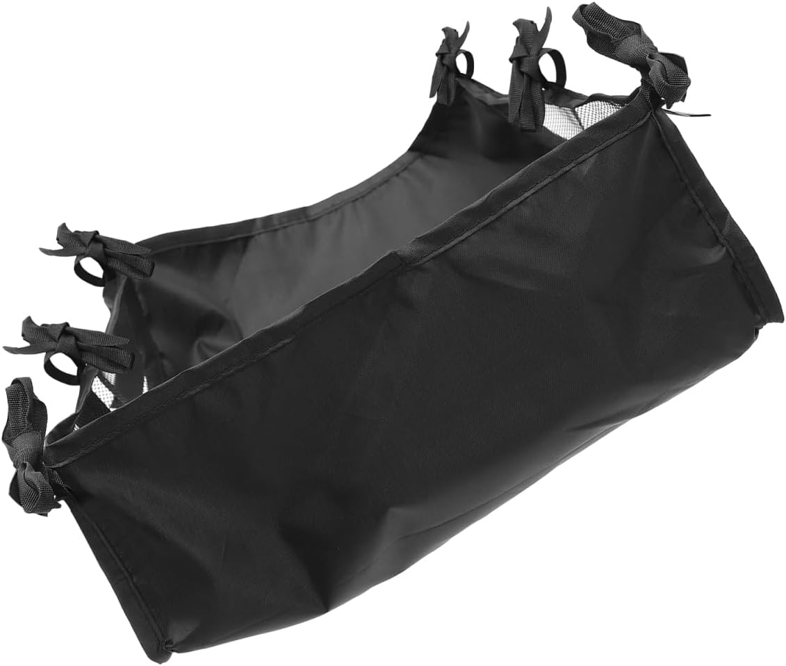 Baby Stroller Storage Mesh Bag Universal Bottom Basket Organizer with Large Capacity Oxford Fabric for Diapers Bottles and Essentials