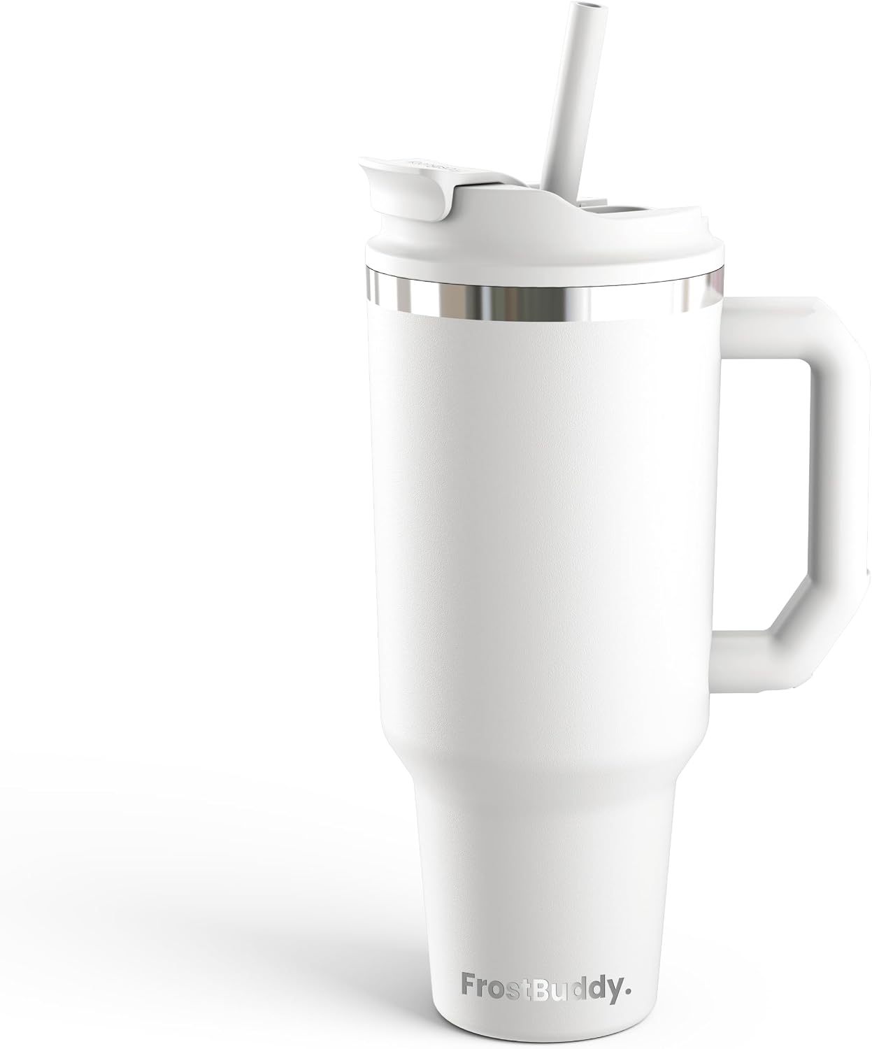 Thicc Buddy 16oz Tumbler - Insulated Stainless Steel (Cinnamon) | Double-wall vacuum insulated | Spill-proof flip lid | 18/8 premium stainless steel | Cup-holder friendly - Colors B