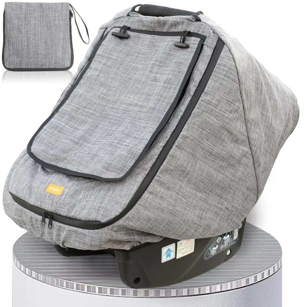 Waterproof Baby Stoller Bunting Bags Winter Carseat Canopies Cover to Protect Baby from Cold Wind, Super Warm Plush Fleece Baby Carrier Cover for Infant Boys Girls, Keeps Babies Warm and Cozy