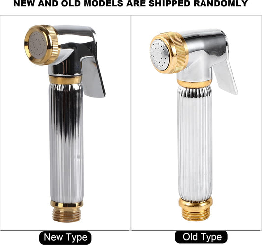 Bathroom Brass Bidet Handheld Sprayer Toilet Spray Shower Nozzle Sprinkler for Feminine Wash, Baby Diaper Cloth Washer