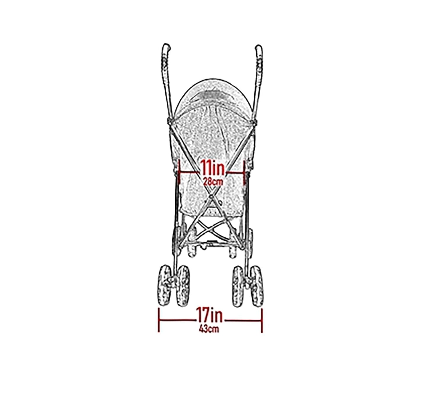 Pet Gear Travel Lite Plus Stroller, Compact, Easy Fold, No Assembly Required, Large Wheels for Cats and Dogs up to 15 pounds, Blue Oasis