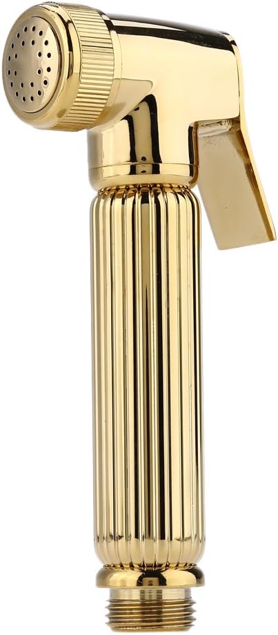 Oumefar Solid Brass Wall Mount Shower Handheld Bidet Spray Diaper Sprayer Kit Toilet Bathroom