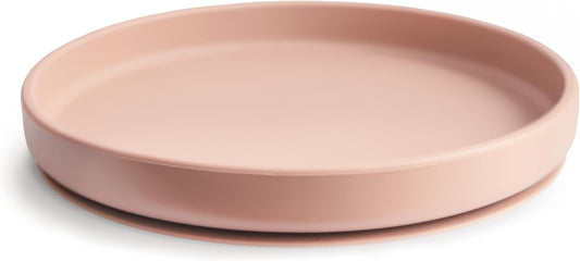 mushie Classic Silicone Suction Plate | BPA-Free Non-Slip Design (Daffodil)