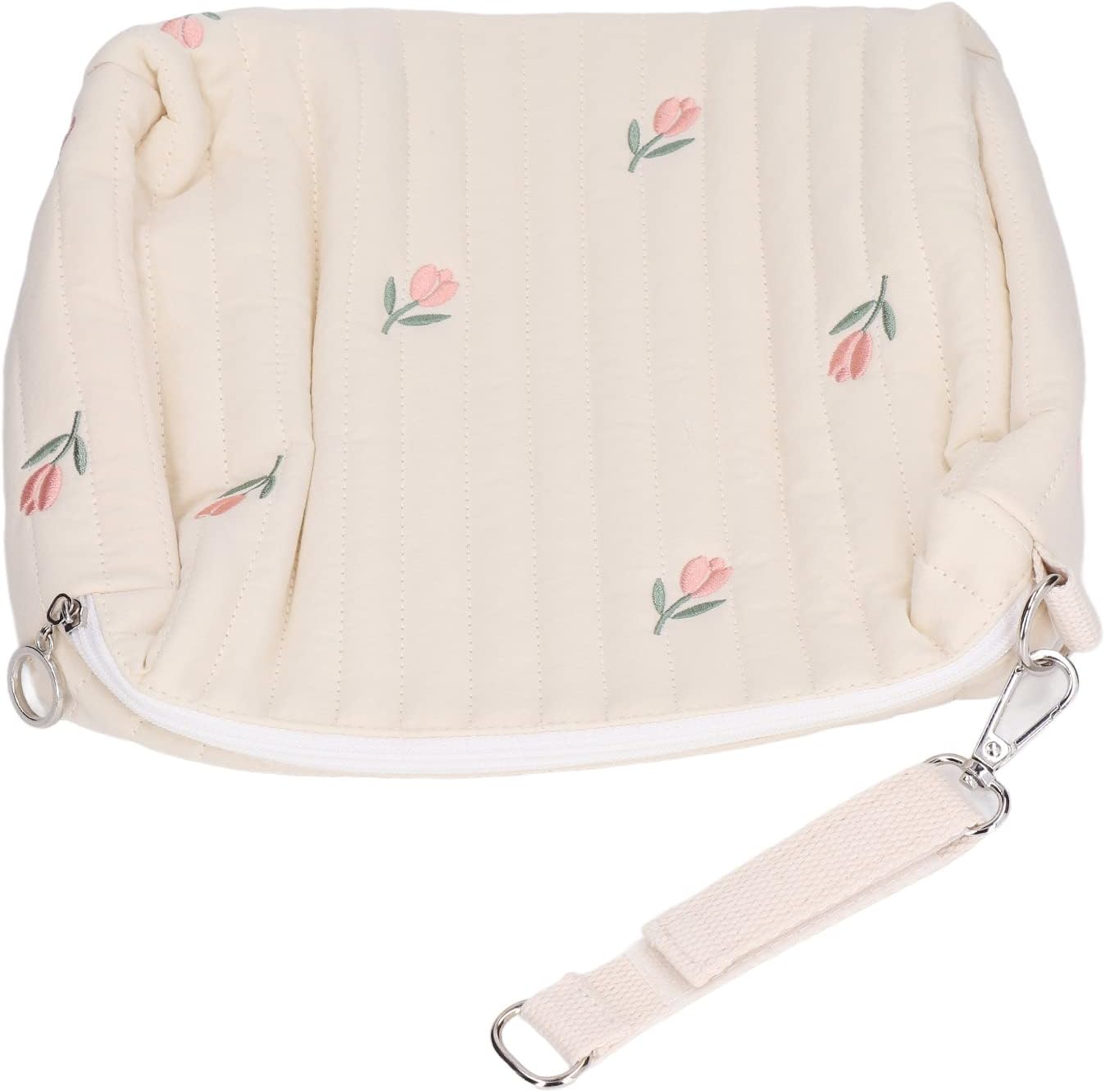 Diaper Bag, Bag Quilted Cotton Cute Pattern Nappy Diaper Storage Bag with Stroller Hooks Portable Stroller Baby Diaper Bag Diaper Bag Organizer Pouches for Baby Bottles