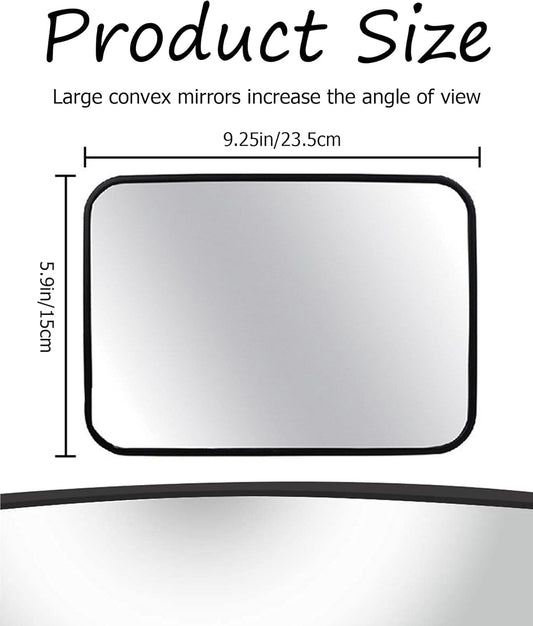 Universal Baby Car Mirror for Rear Facing Seats,Shatterproof Shockproof Acrylic, Crystal Clear Reflection, Fits All Cars SUVs Trucks Vans, Easy Tool-Free Setup