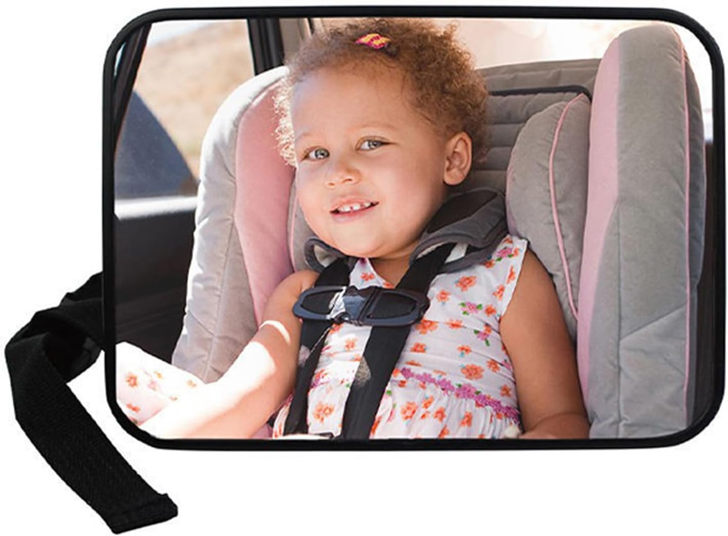 Universal Baby Car Mirror for Rear Facing Seats,Shatterproof Shockproof Acrylic, Crystal Clear Reflection, Fits All Cars SUVs Trucks Vans, Easy Tool-Free Setup