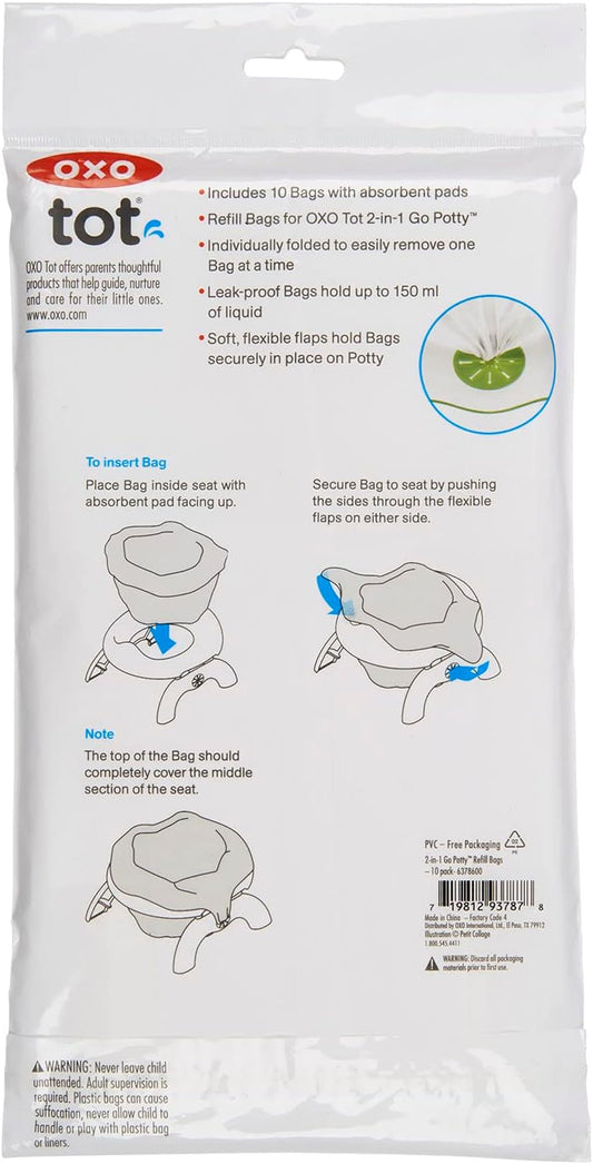 OXO Tot 2-in-1 Go Potty Refill Bags - 30 Pack