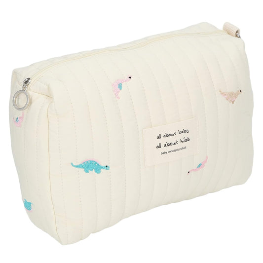Diaper Bag Organizing Pouch, Diaper Bag Organizing Pouch Exquisite Embroidery Cotton Capacity Stroller Bagfor (Dinosaur)