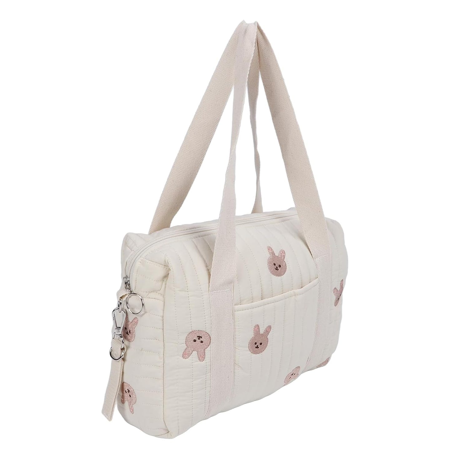 Fafeicy Universal Stroller Organizer, Multifunctional Baby Stroller Storage Bag Baby Stroller Bag Reusable Handbag Nappy Bag (Rabbit Bag)