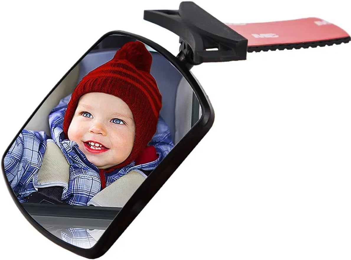 Baby Car Interior Rearview Mirror, Special Mirrors For Observing The Rear Row, Convex Wide Angle HD Clear Baby Child Vehicle Seat Auxiliary Mirror, Universal for SUV Truck Van