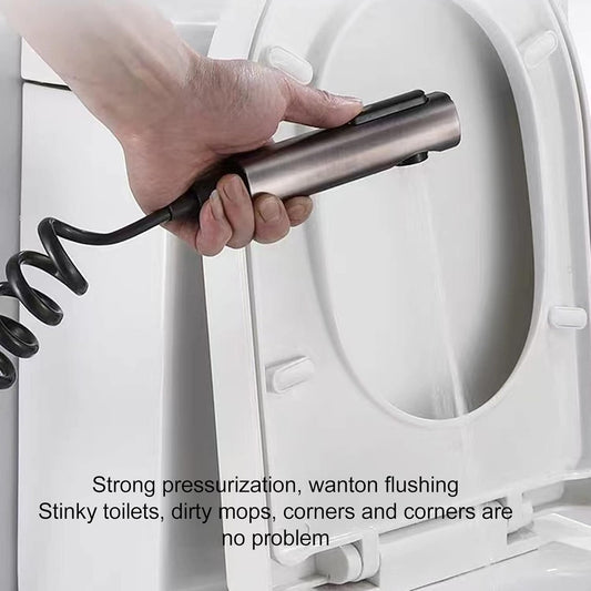 Asixxsix Bidet Sprayer for Toilet Handheld Sprayer Bidet Attachment Kit Adjustable Water Pressure Control with Bidet Hose for Feminine Wash Stainless Steel Cloth Diaper Bidet Toilet Sprayer