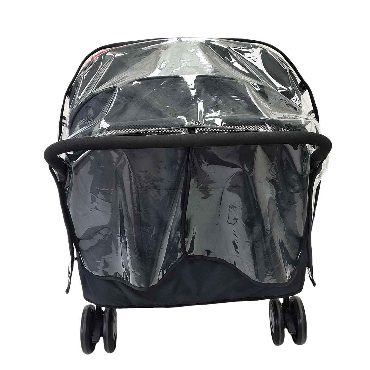 Stroller Rain Cover,Universal Rain Cover for Side by Side Baby Stroller, Double Stroller Cover for Rain and Wind,Baby Outdoor Activities Accessories.
