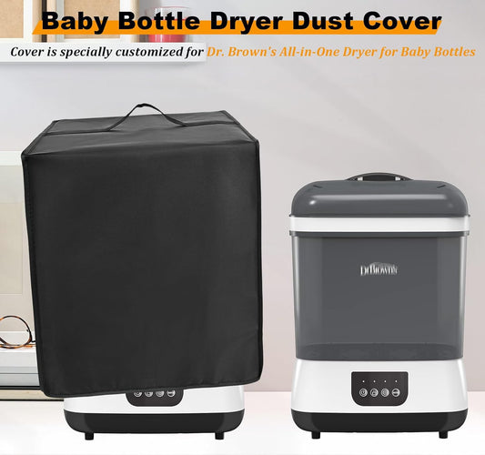 Dust Cover for Baby Bottle Dryer - Waterproof Dustproof Heat-Resistant Cover | Compatible with Dr. Brown's All-in-One Sterilizer and Dryer | Protective Case for Baby Bottle Dryer