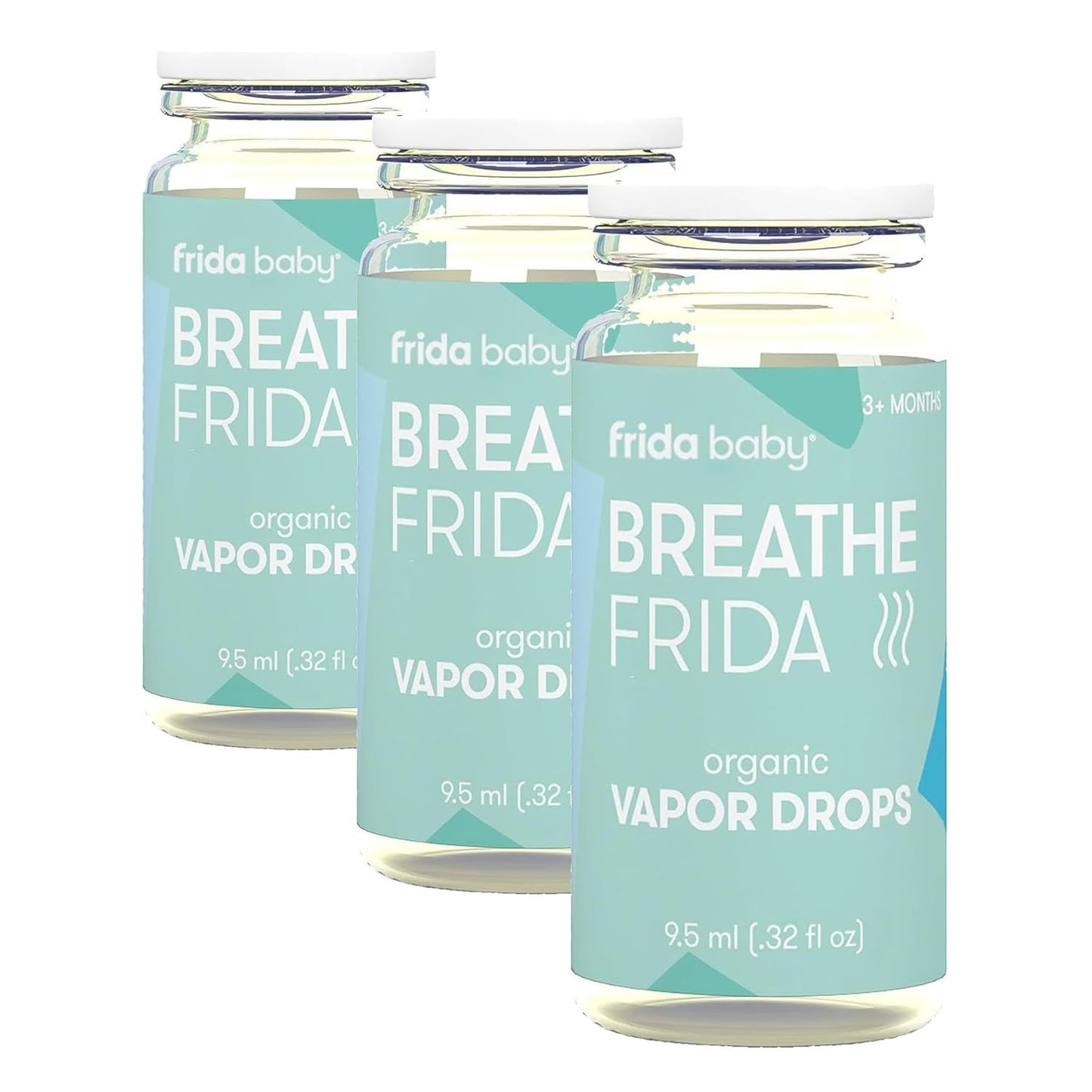 Frida Baby Breathefrida Vapor Bath Drops, Baby Congestion Relief with Eucalyptus Essential Oil for Humidifier, Aromatherapy Oil Help Baby Breathe Easy