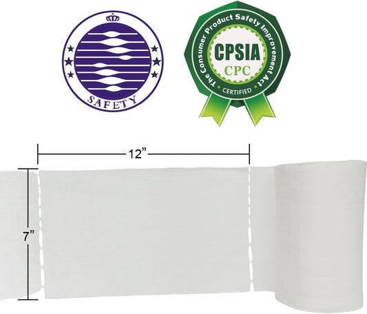 Rayon Unscent Diaper Liners- Fragance Free and Chlorine Free(4PK) 400 Count by BlueSnail(White)