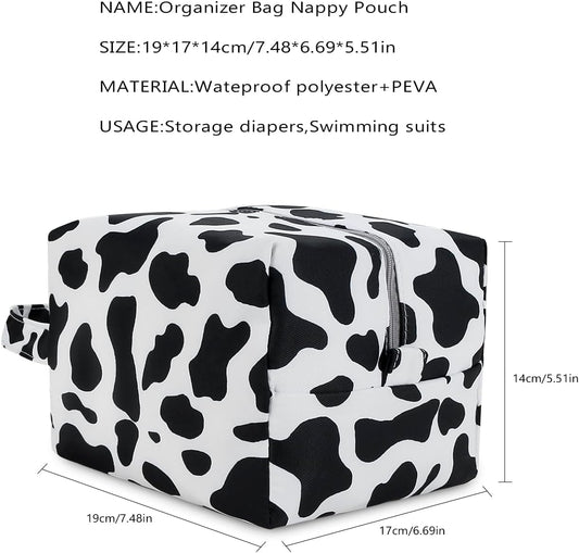 MOMIGO Wet Dry Bags for Baby Cloth Diapers - Waterproof Pod Hanging Diaper Bag Reusable, Washable for Baby Stroller, Diaper Bag, Breast Pump Parts, Travel Bag