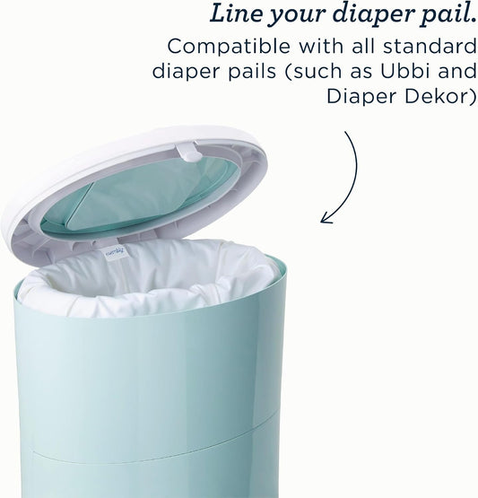 Pail Pouch for Diaper Pail - Sea Salt, One Size