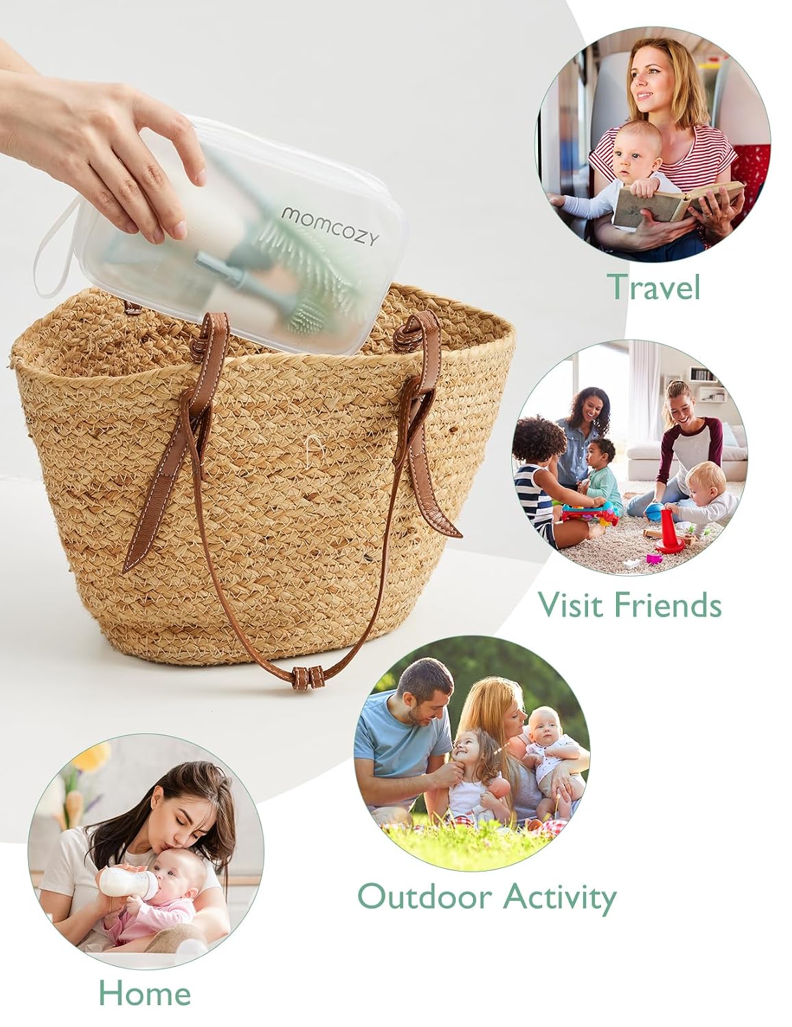 Bottle Sterilizer and Dryer & Bottle Brush Kit