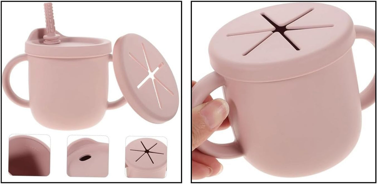 OLA Silicone Snack Cup | Spill Proof Food Container for Toddler and Baby