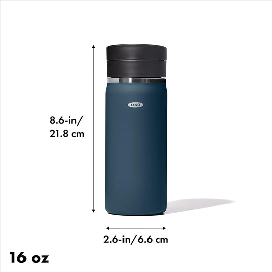 Good Grips 16oz Travel Coffee Mug With Leakproof SimplyClean™ Lid - Dark Cobalt