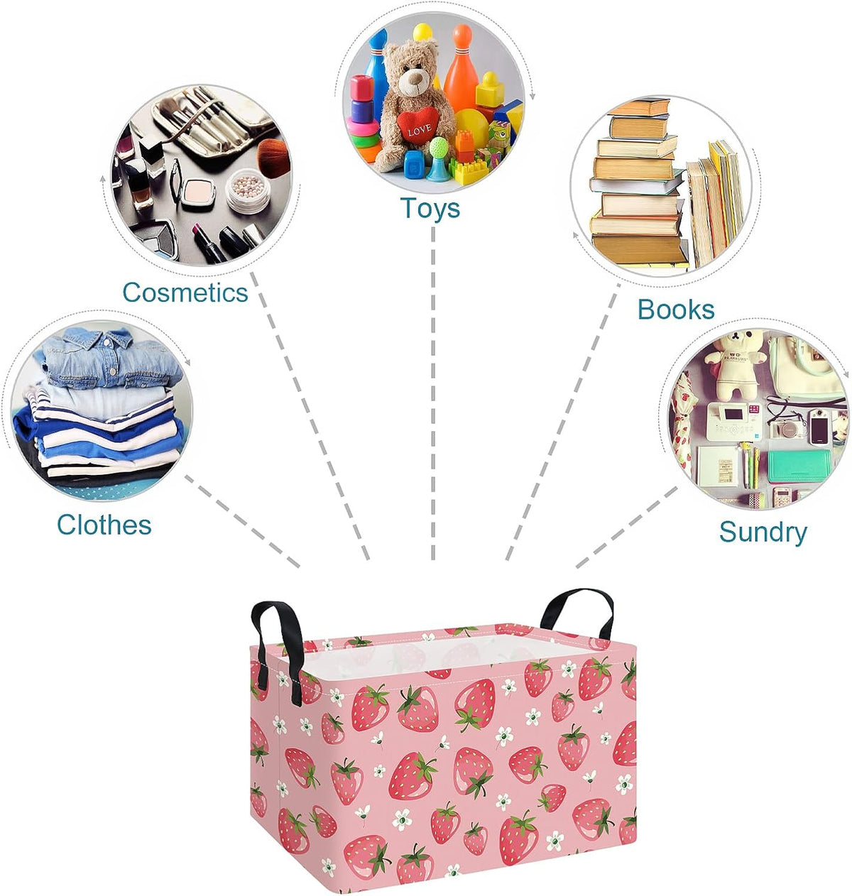 Rectangular Excavator Storage Bin Nursery Hamper