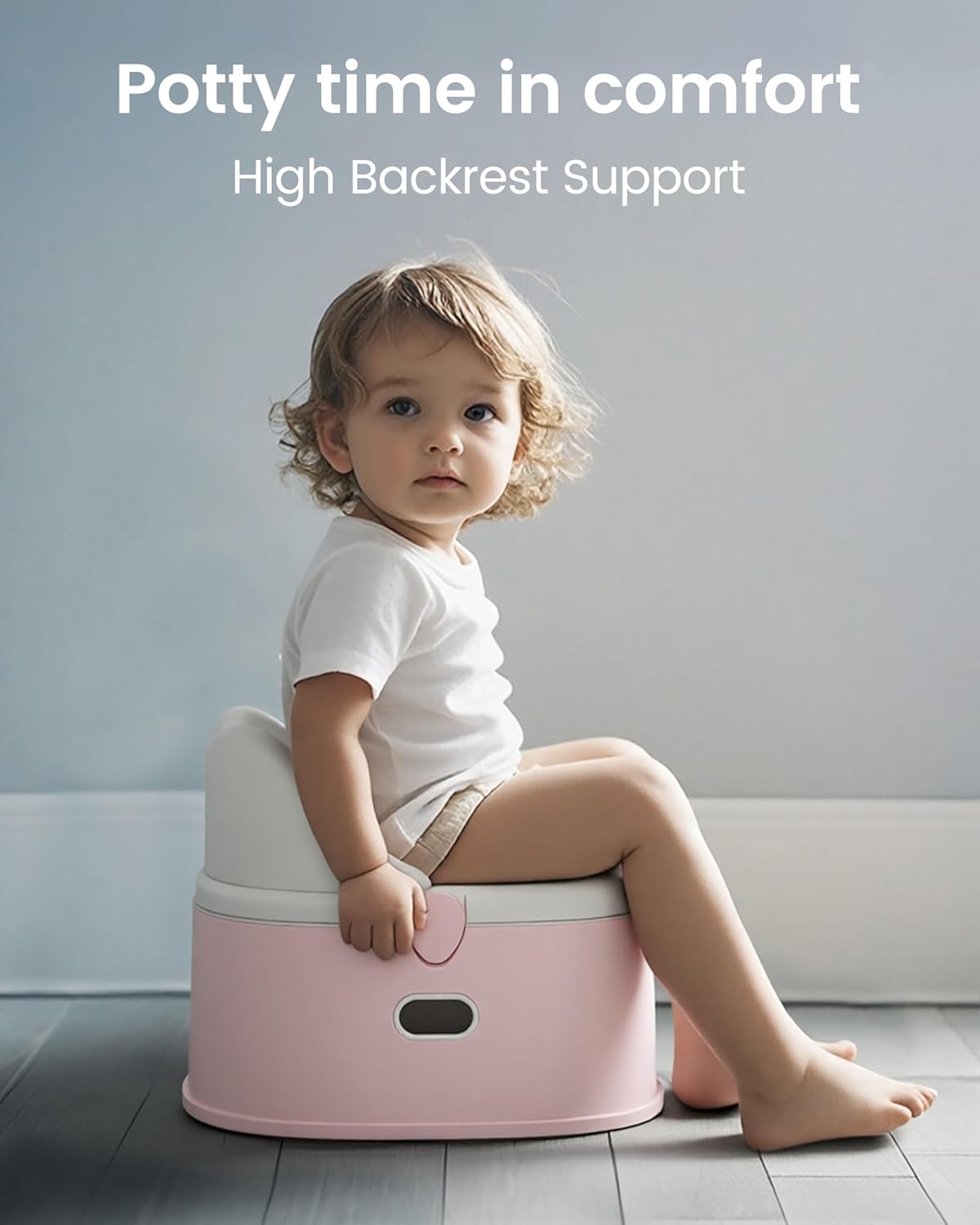 3-in-1 Toddler Potty Training Toilet for Boys and Girls with Soft Cushion Multi-use Baby Potty Chair for Toddlers 1-3 Training Potty Seat Toddler Toilet Baby Potty Training Seat with Step Stool