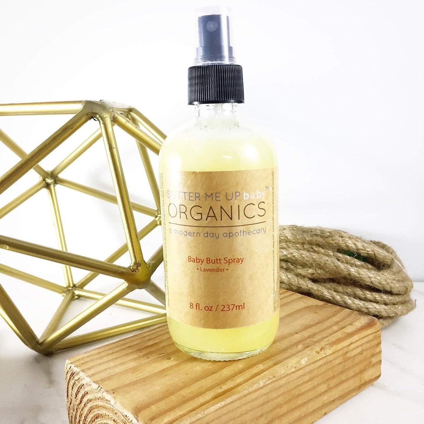 Organic Baby Butt Spray Cloth Diaper Safe Diaper Changing Spray/Butter Me Up organics