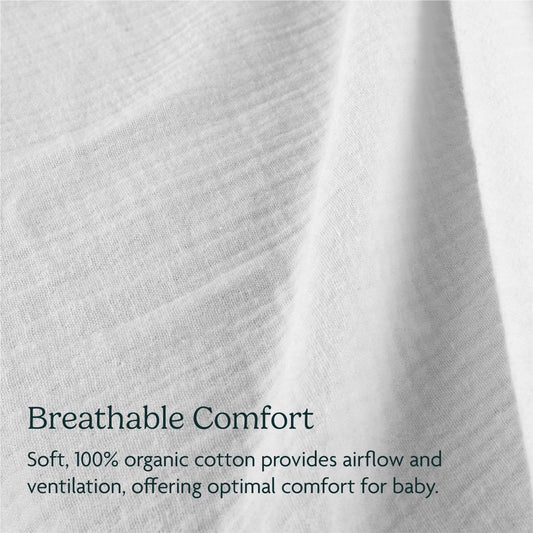 UPPAbaby Bassinet Covers for Remi Playard - Secure Attachment - Soft and Comfortable - Machine Washable - Set of 2 - Waterproof