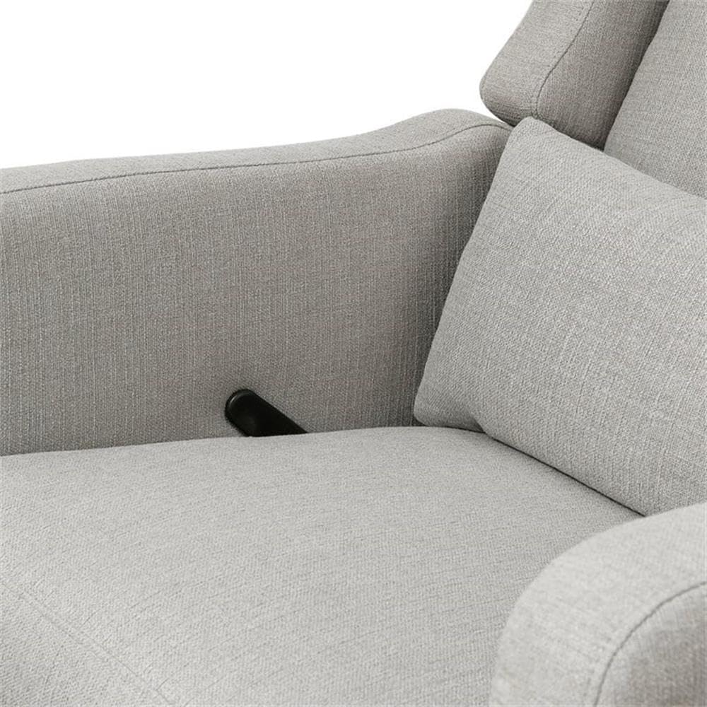 Davinci Carter's Arlo Recliner and Swivel Glider, Water Repellent & Stain Resistant, Greenguard Gold & CertiPUR-US Certified, Performance Forest Green Linen