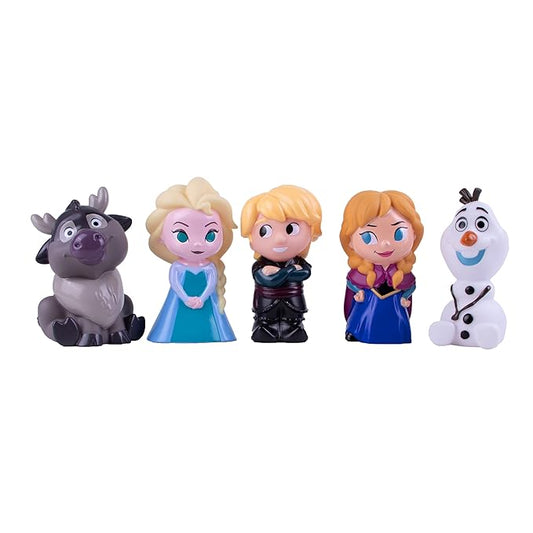 Disney Frozen - 5 Piece Jumbo Squirter Bucket - Bath Toys for Baby and Toddlers - Includes Organizer Bucket - Store Bath Time Water Toys