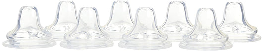 8 Pack Nuk Clear Silicone Replacement Spouts