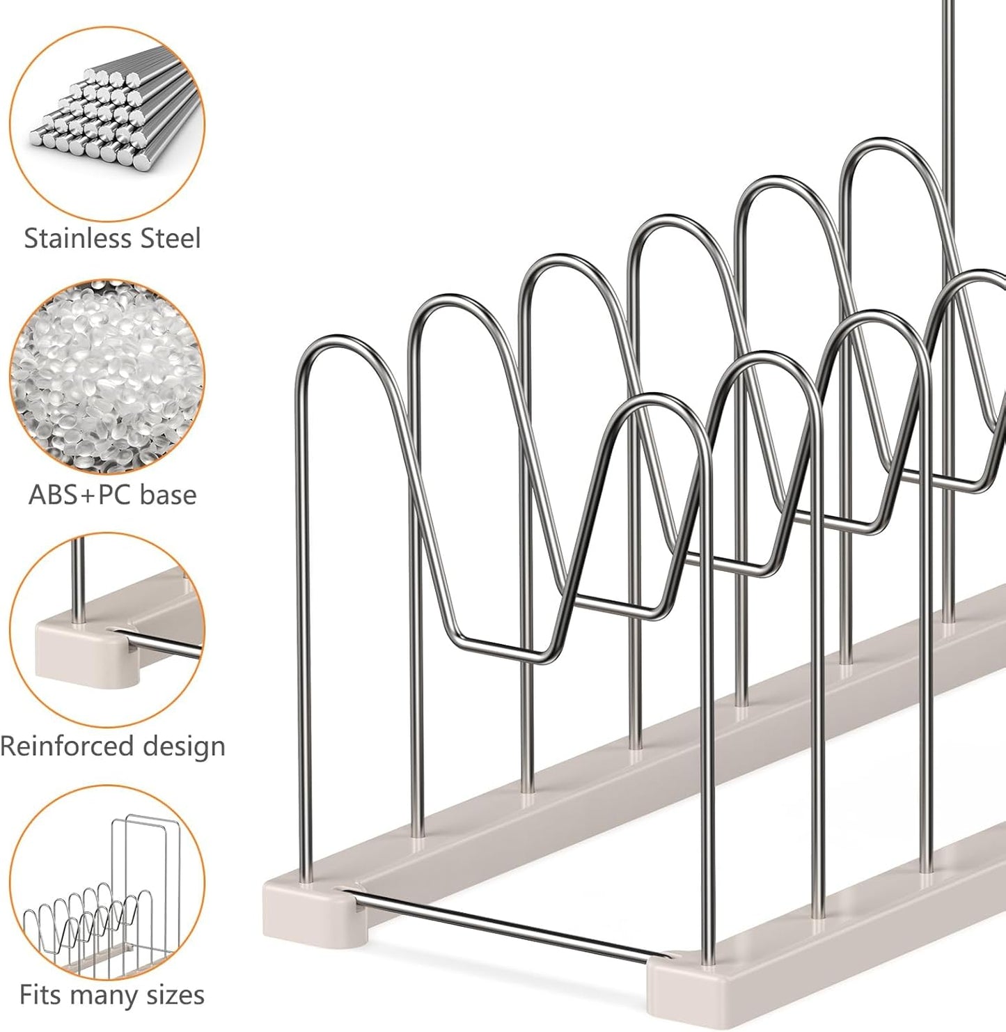 Reusable Bag Drying Rack, Silicone Bag Drying Rack, Dryer Rack for Ziplock Gallon, Snack, Sandwich Bags, Bottle Dryer Rack for Cup & Glasses,Pan Lid & Cutting Board Organizer