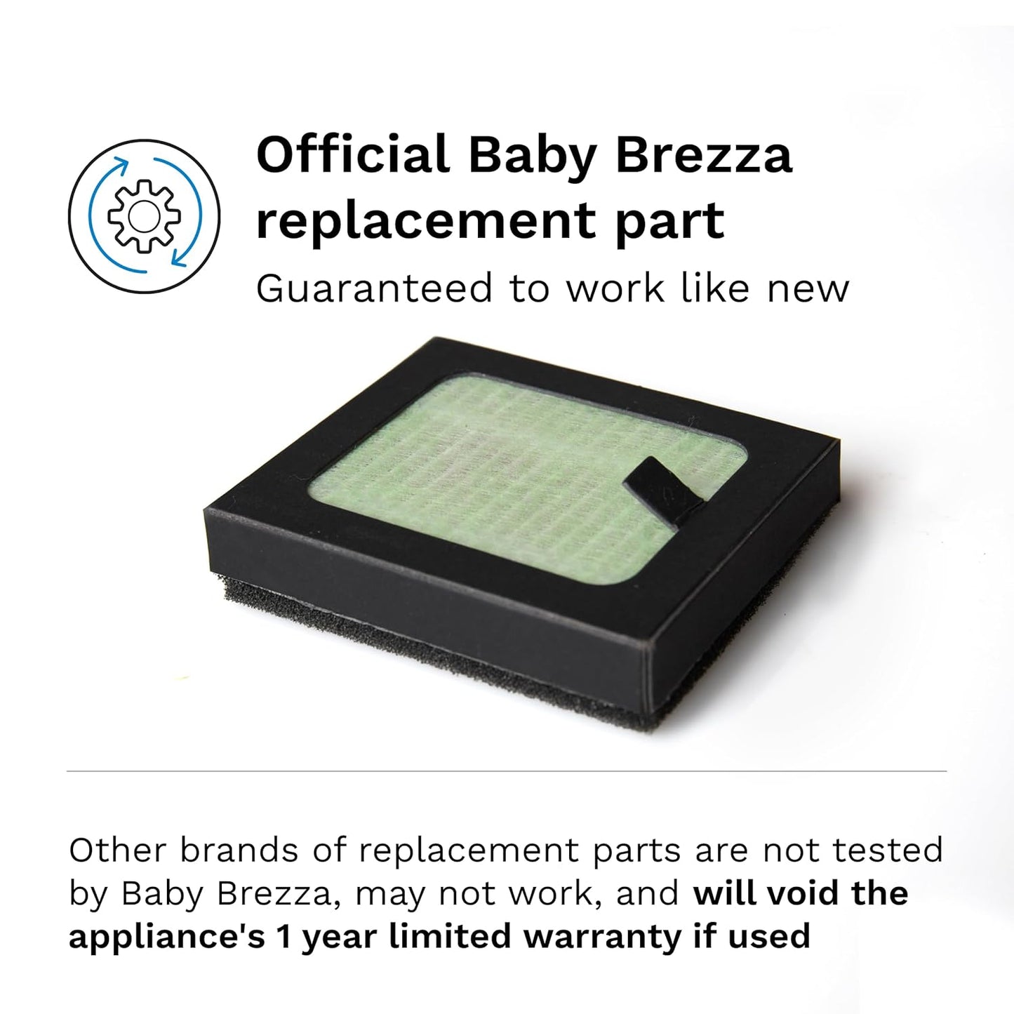 Baby Brezza Replacement HEPA Filter for Baby Brezza Baby Bottle Washer Pro