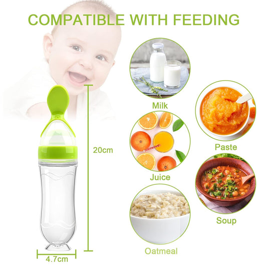 WAJIAYON Baby Fruit Feeder Pacifier - 12 Pack | 2 Infant Food Feeder Pacifier & 1 Babies Food Dispensing Spoon | Fresh Fruit Teethers for Babies | Silicone Feeder Baby,Infant Teething Feeders(Green)
