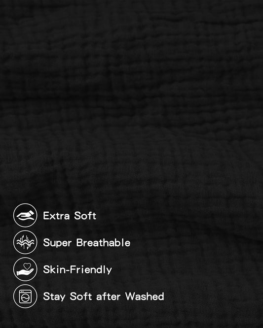Muslin Bassinet Sheet Compatible with Maxi-COSI Iora & Iora Air Bedside Sleeper - 100% Cotton Rectangular Mattress Pad Cover (33"x20"), Breathable & Soft, Boho (1 Pack Blue)