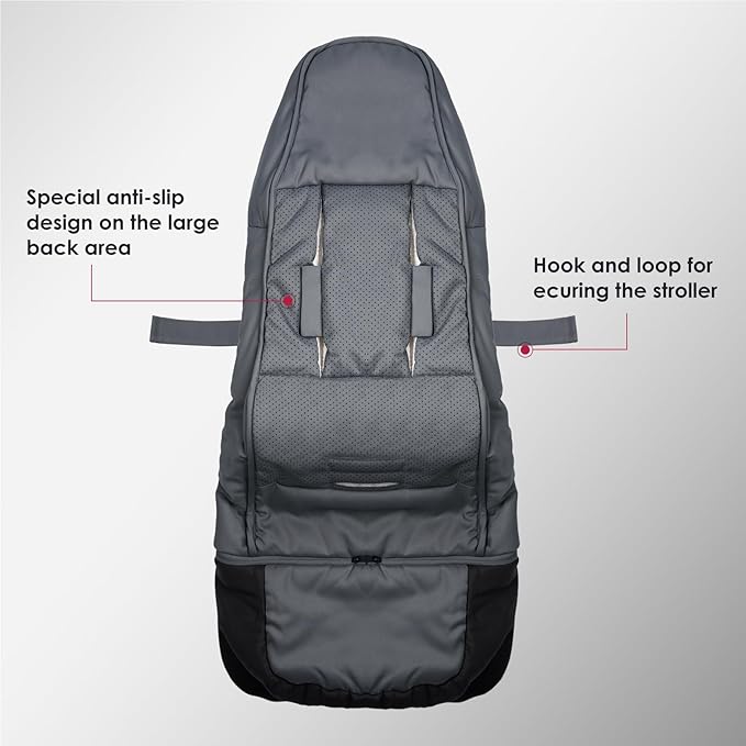 Universal, Weather-Proof, Warm Stroller Footmuff | Extendable Winter Cover | Adjustable Buckle | Stroller Bunting Bag | CosyDiary Stroller Accessories | Stroller Cover